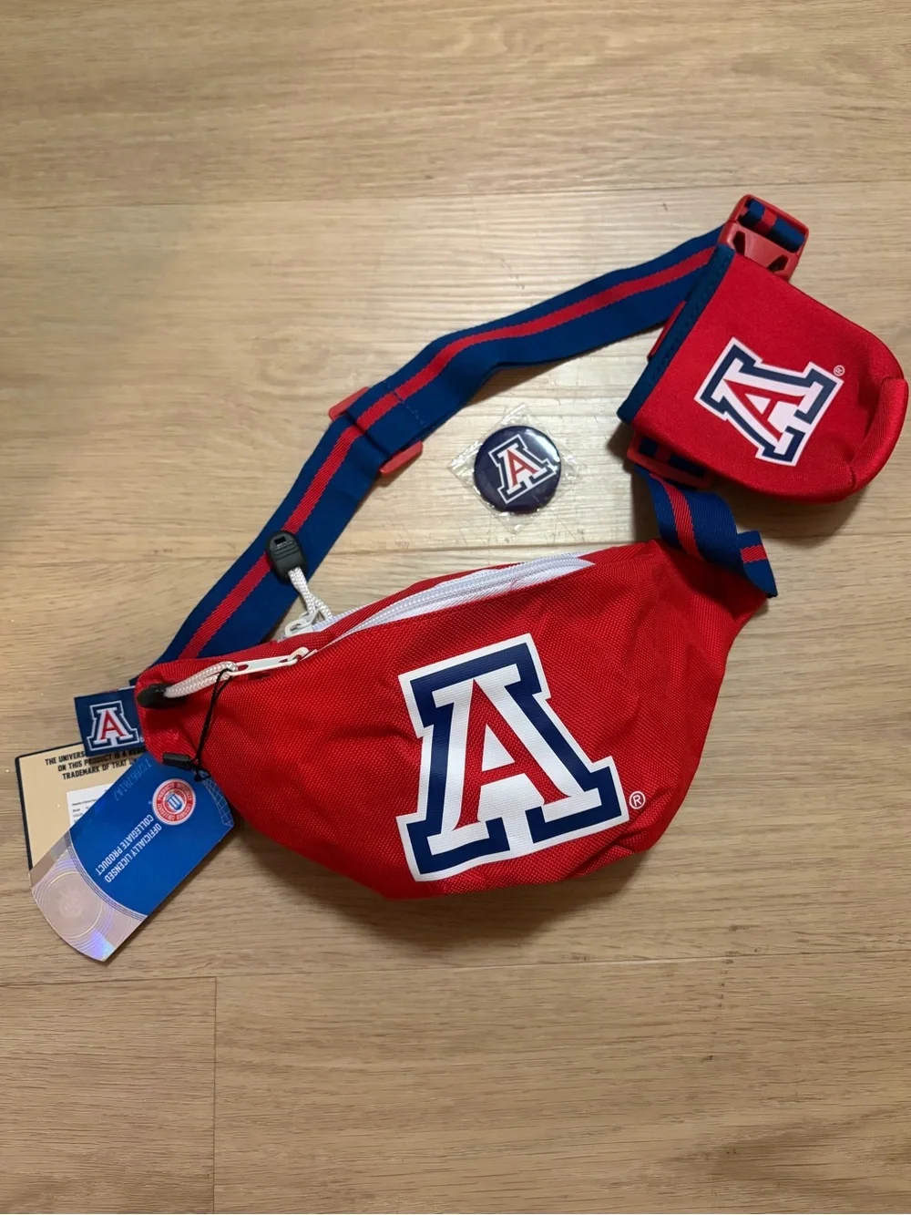 Tipsy Elves “University of Arizona” Fanny Pack with Drink Holder and Pin
